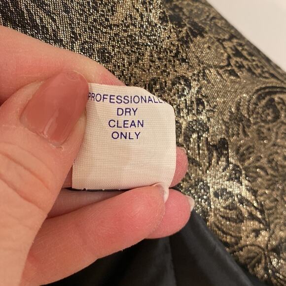 Evan Picone Vintage Metallic Blazer size 4P - Picture 8 of 9